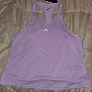 Adidas Lavender Racerback Tank Top